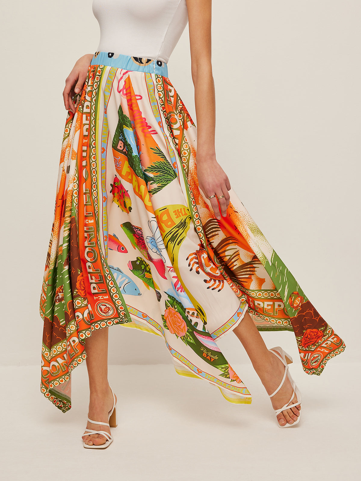 Juliette Women's Printed Skirt - front view