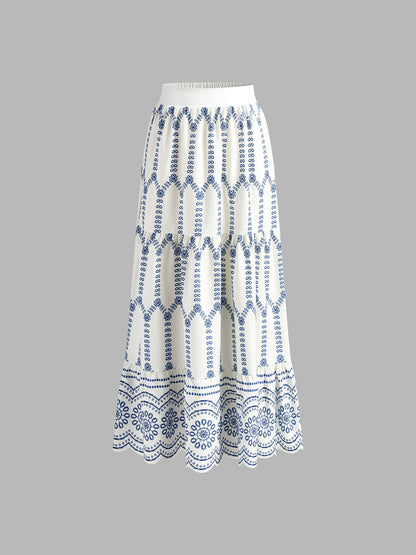 Paloma Women's Printed Skirt - back view