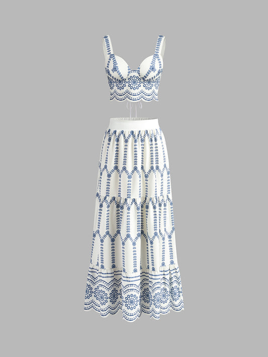 Paloma Women's Printed Skirt - front view