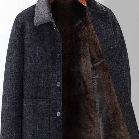 Rufus Men's Trench Coat - front view