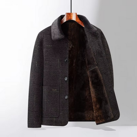 Rufus Men's Trench Coat - styled view