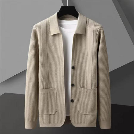 Percy Men's Cardigan - front view
