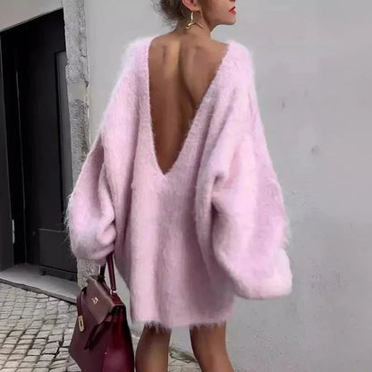 Elsie Women's Sweater - back view