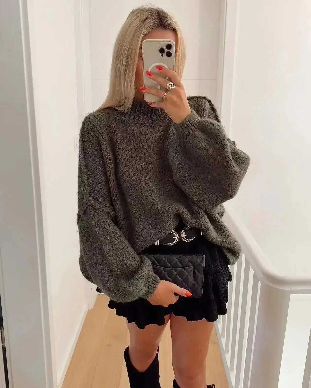 Anaïs Women's Sweater - styled view