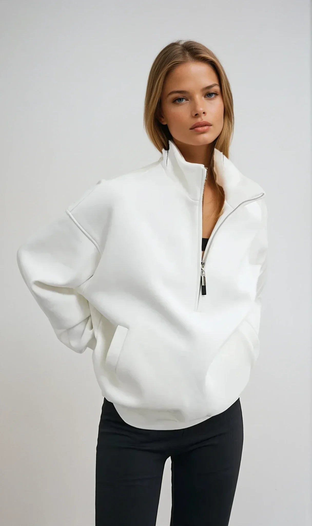 Elise Women's Oversized Sweater - front view