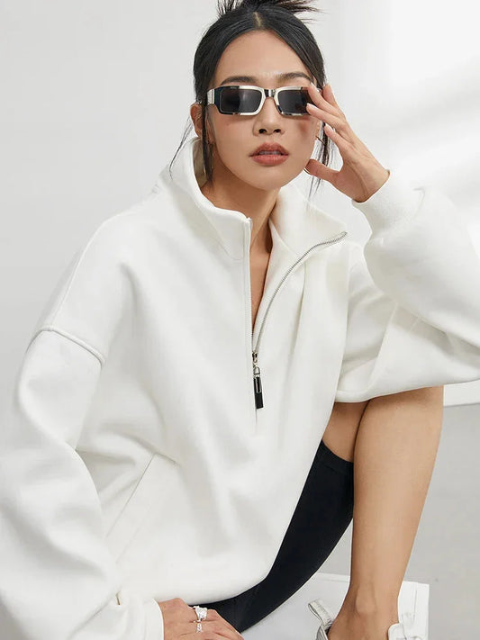 Elise Women's Oversized Sweater - styled view