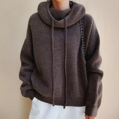 Yara Women's Sweater - fabric and finish detail