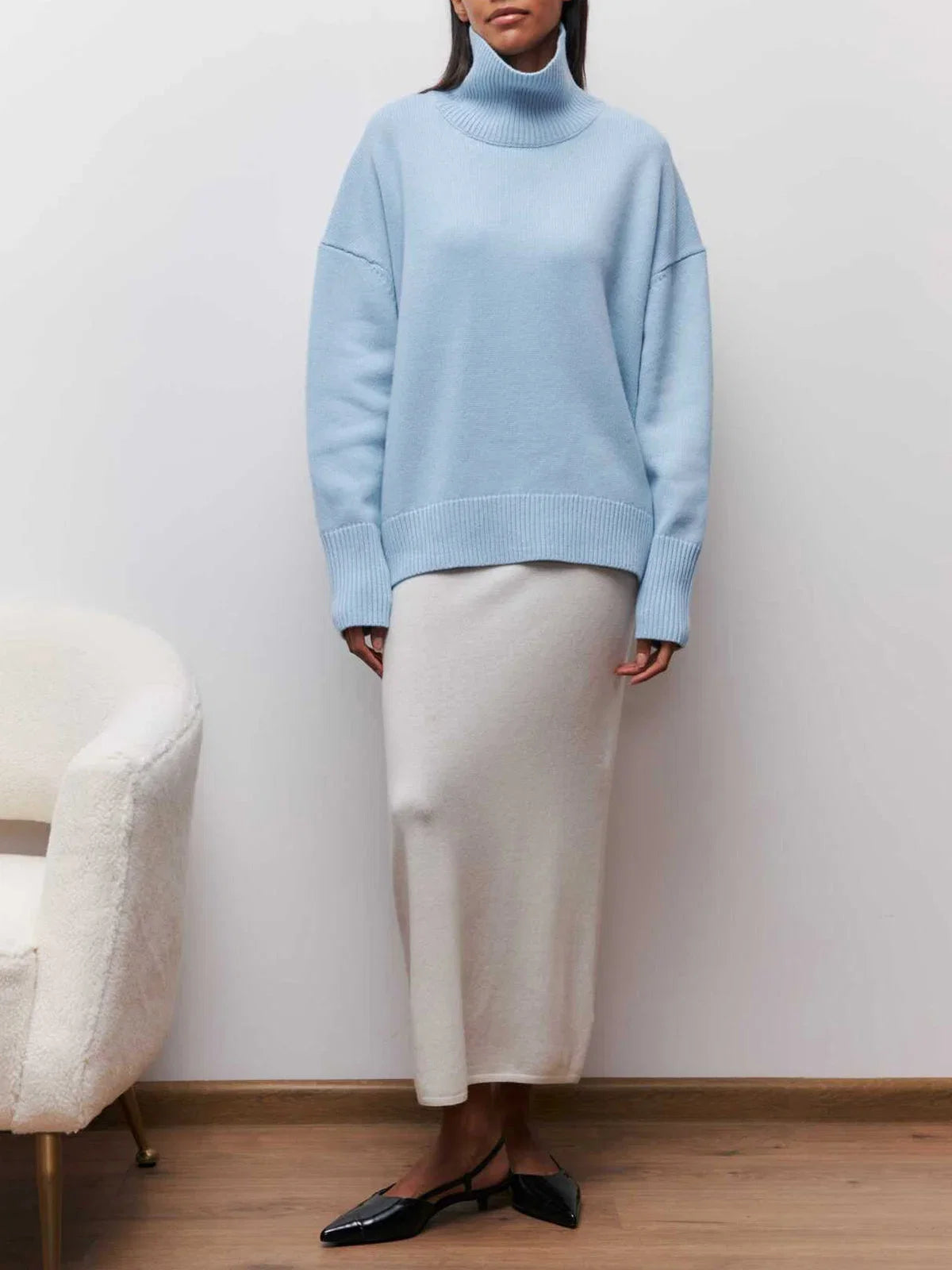 Giselle Women's Oversized Sweater - styled view