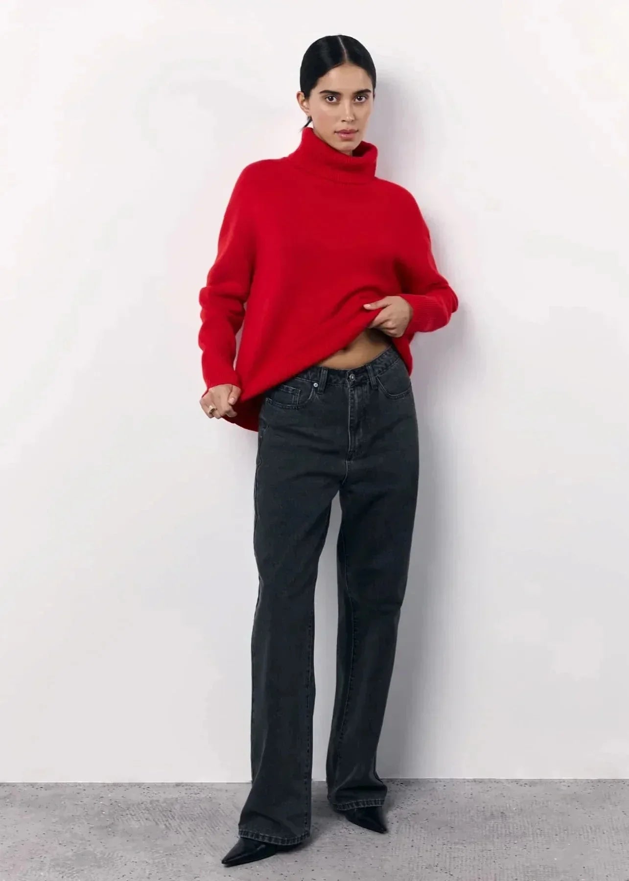 Juno Women's Oversized Sweater - back view