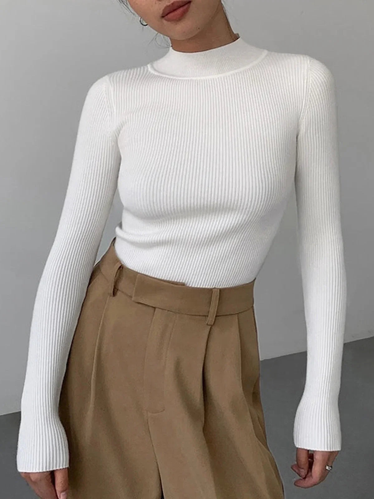 Eloise Women's Sweater - fabric and finish detail