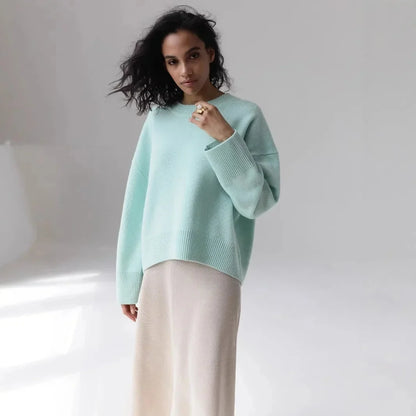 Faye Women's Sweater - fabric and finish detail