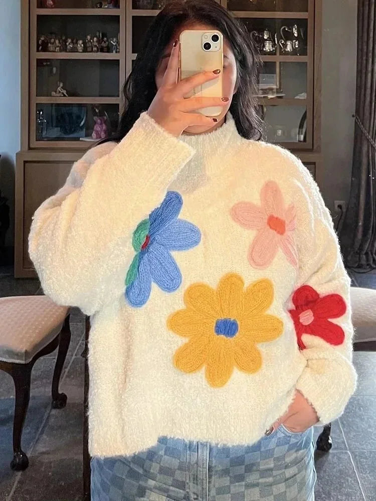 Clara Women's Sweater - fabric and finish detail