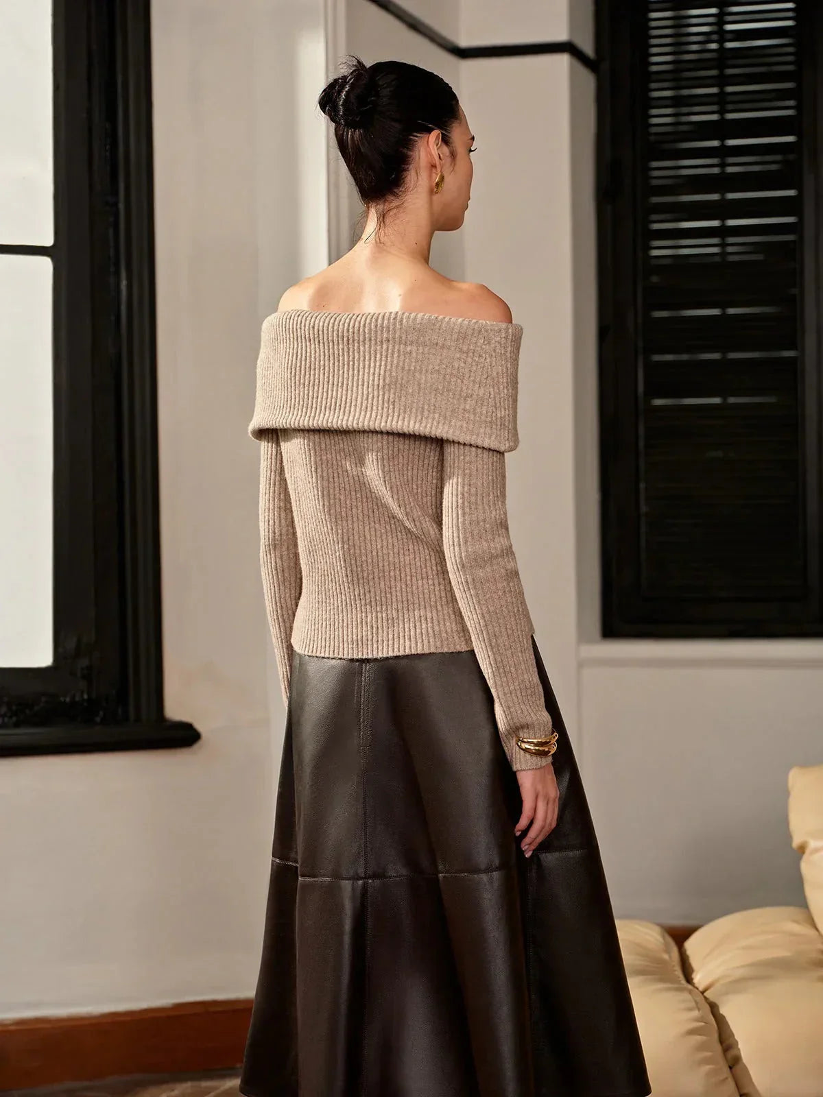 Ines Women's Sweater - back view