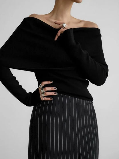 Margot Women's Sweater - fabric and finish detail