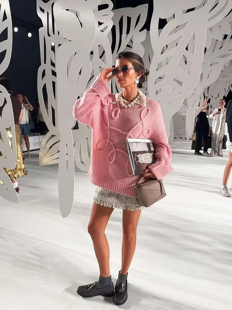 Harlow Women's Sweater - styled view