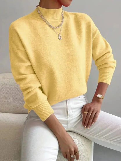 Freya Women's Sweater - fabric and finish detail