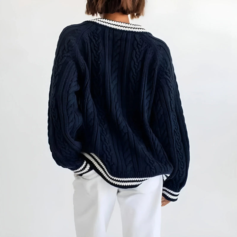 Vera Women's Oversized Sweater - back view