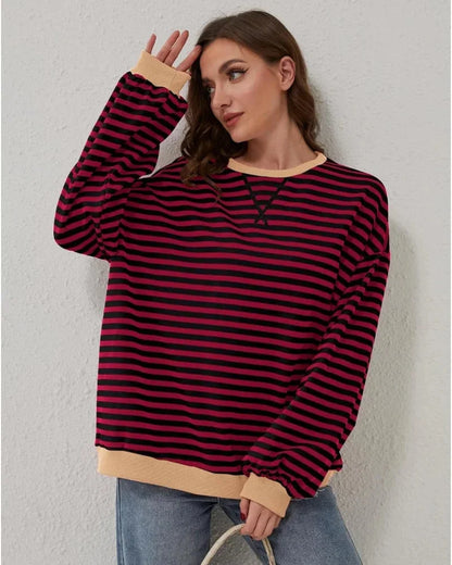 Jolie Women's Oversized Sweater - flat lay