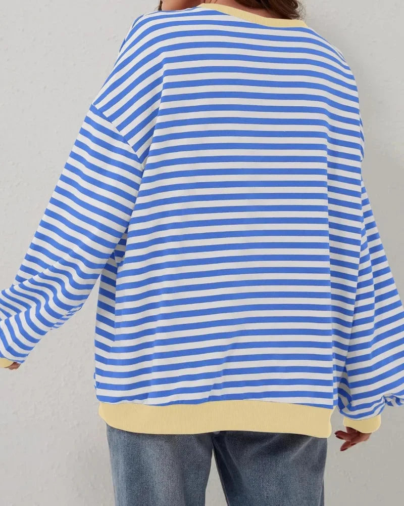 Jolie Women's Oversized Sweater - close-up detail