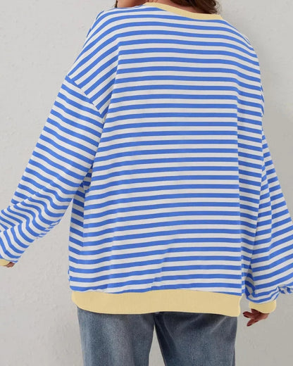 Jolie Women's Oversized Sweater - close-up detail