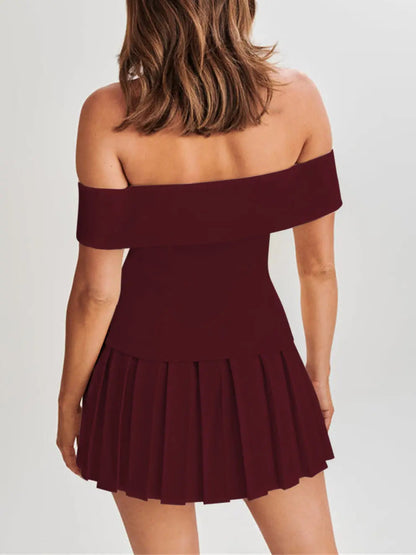 Genevieve Women's Pleated Blazer - back view