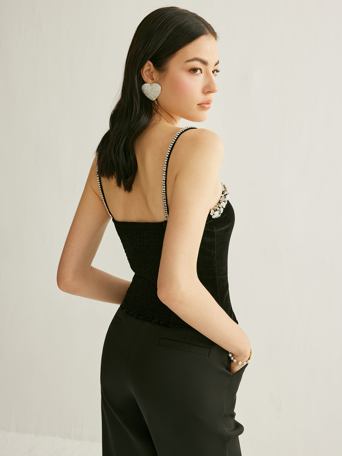 Fleur Women's Camisole - close-up detail