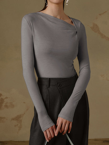 Edith Women's Asymmetric Shirt - shown in use