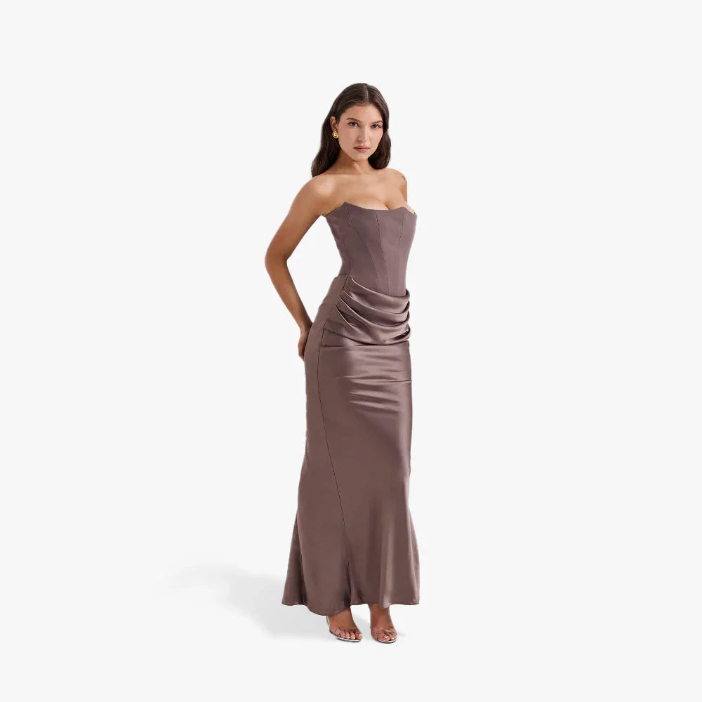 Verity Women's Maxi Dress - flat lay