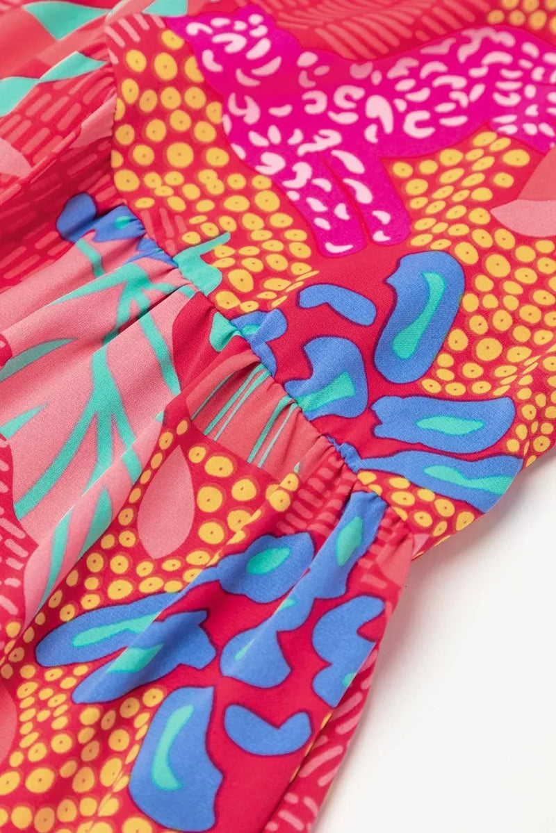 Esme Women's Printed Mini Dress - styled view