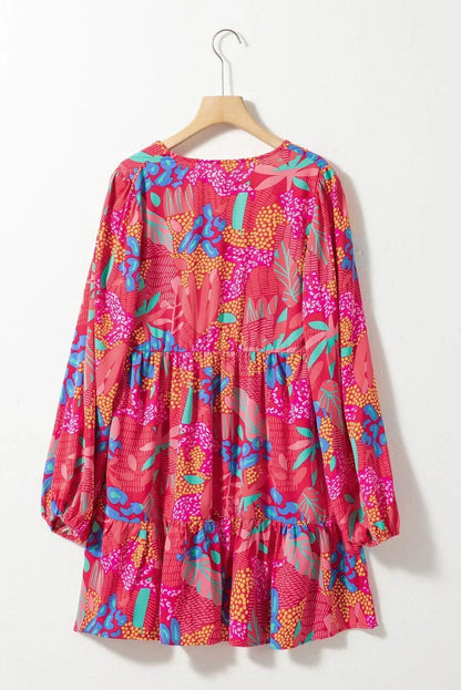 Esme Women's Printed Mini Dress - flat lay