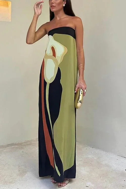 Edith Women's Maxi Dress - back view