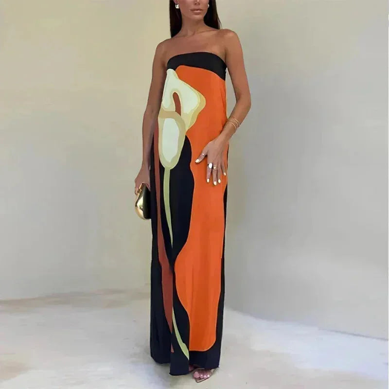 Edith Women's Maxi Dress - close-up detail