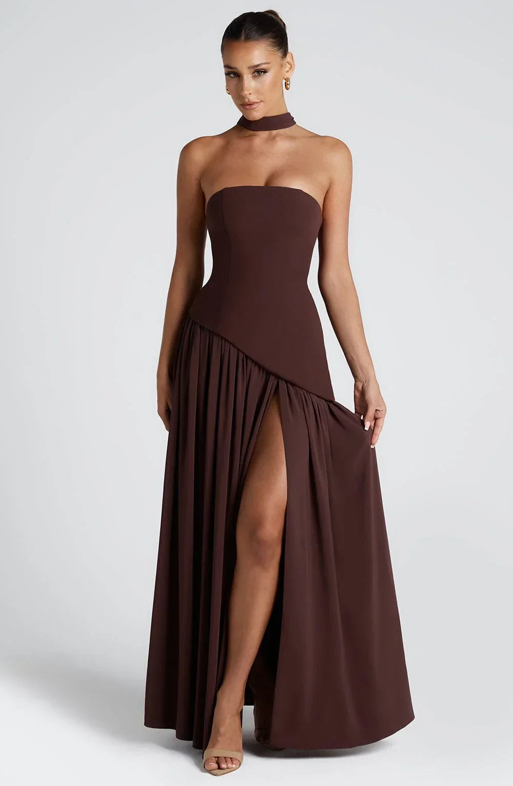 Alba Women's Maxi Dress - flat lay