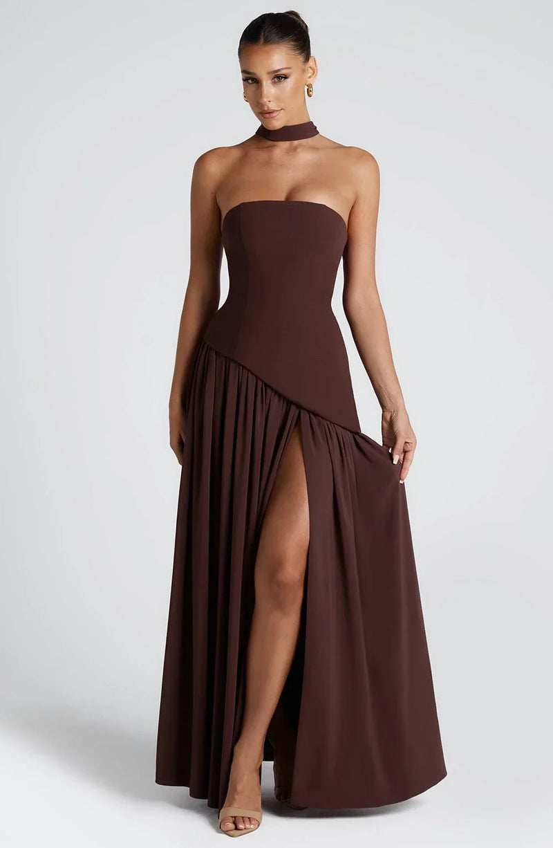 Alba Women's Maxi Dress - flat lay