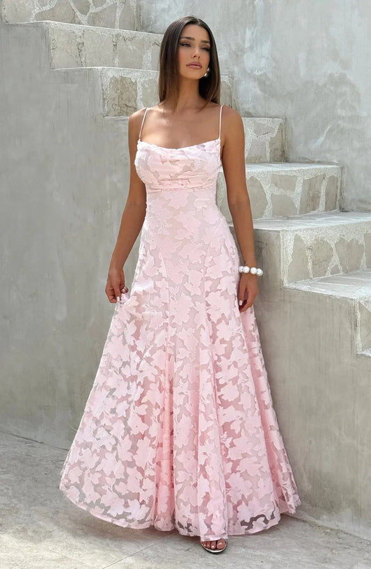 Greta Women's Floral Maxi Dress - front view