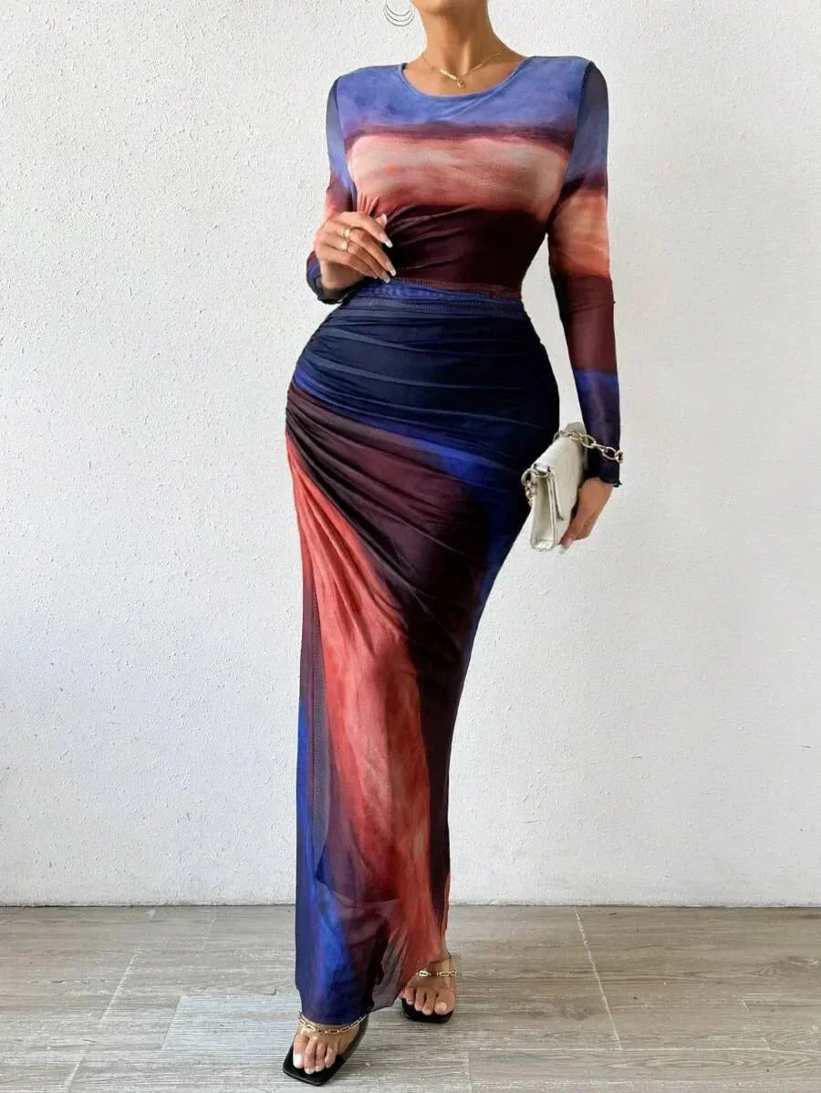 Bijou Women's Maxi Dress - back view