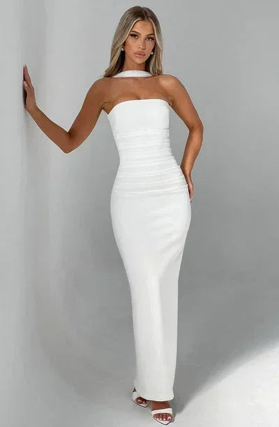 Quinn Women's Maxi Dress - fabric and finish detail