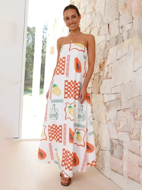 Kaia Women's Maxi Dress - front view