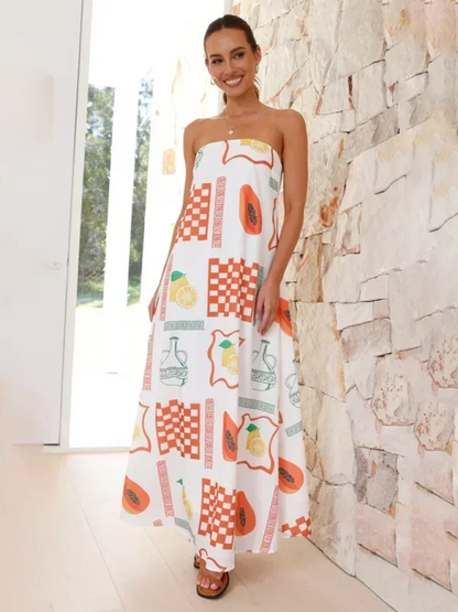 Kaia Women's Maxi Dress - front view