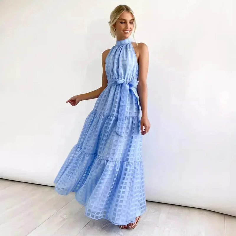 Lila Women's Maxi Dress - flat lay