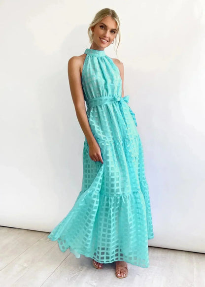 Lila Women's Maxi Dress - back view