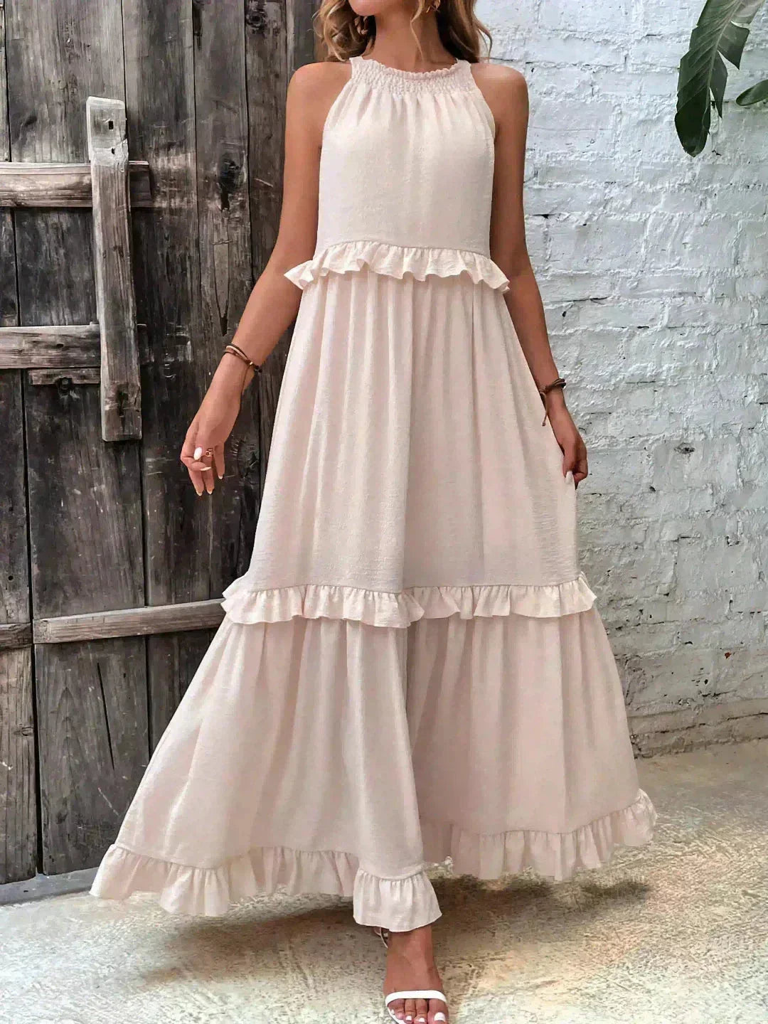 Yara Women's Maxi Dress - close-up detail