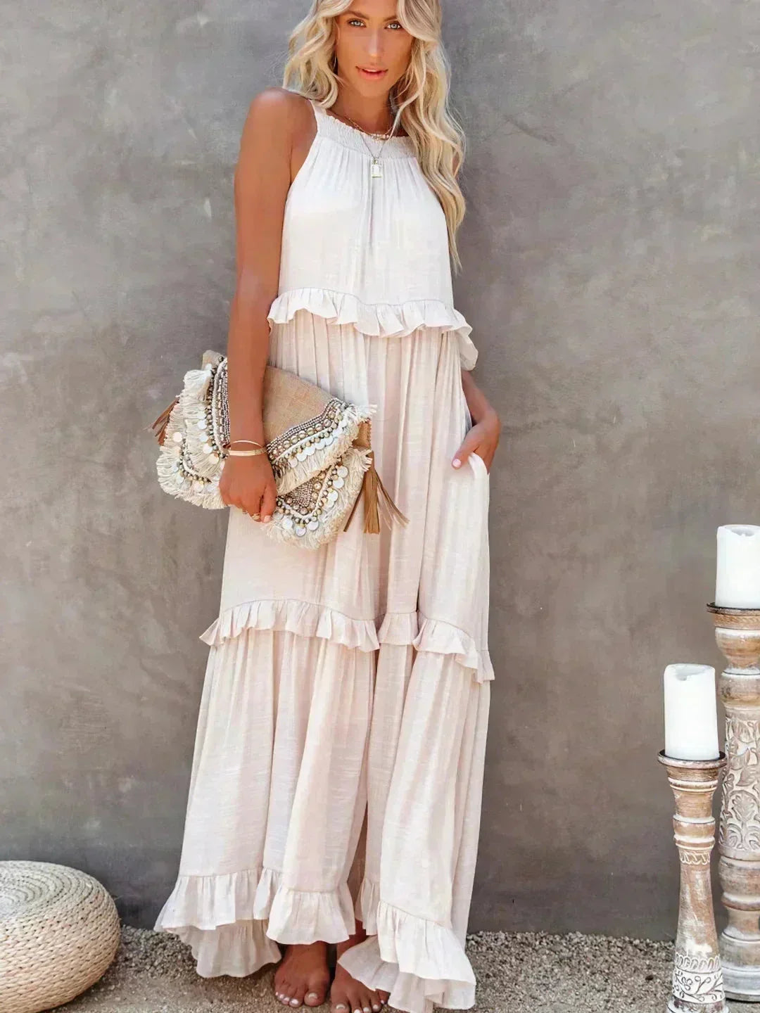 Yara Women's Maxi Dress - styled view