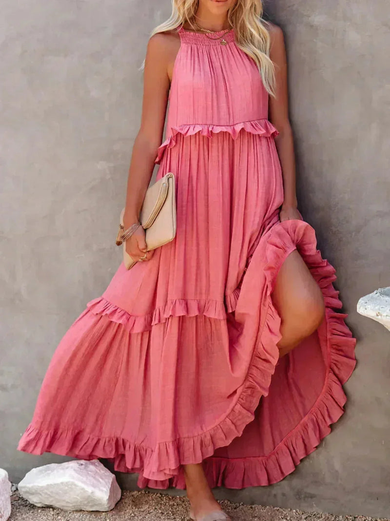 Yara Women's Maxi Dress - flat lay