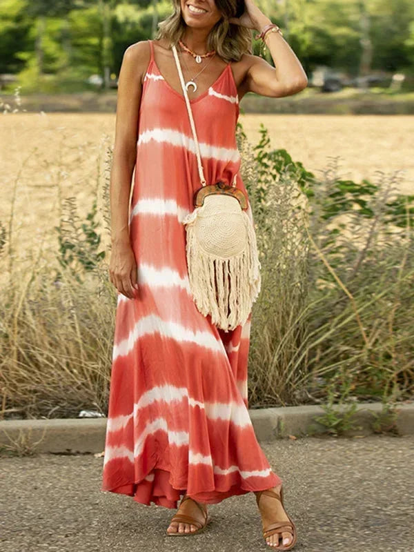 Kaia Women's Maxi Dress - back view