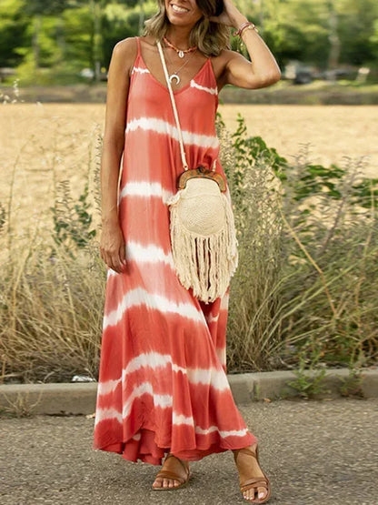 Kaia Women's Maxi Dress - fabric and finish detail