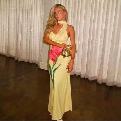 Kira Women's Floral Maxi Dress - front view