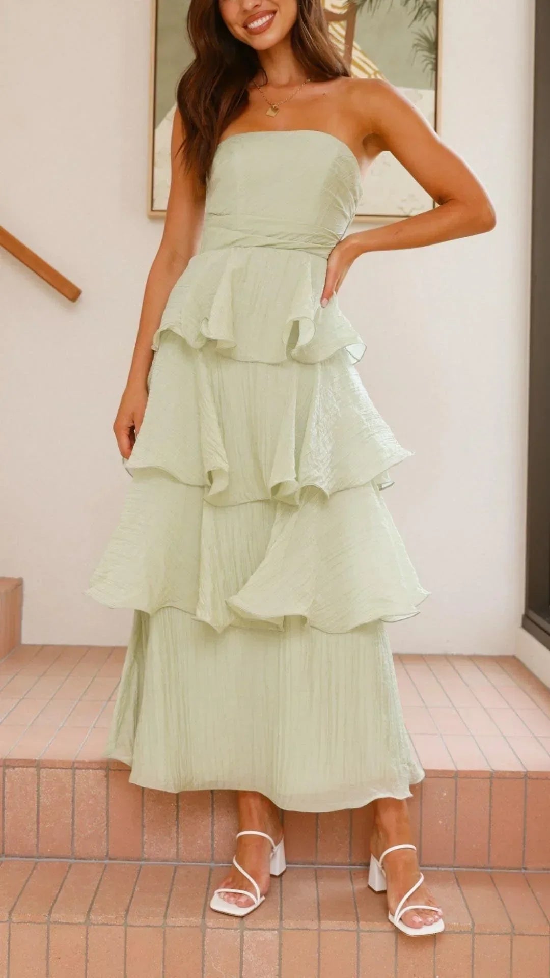 Kira Women's Maxi Dress - shown in use