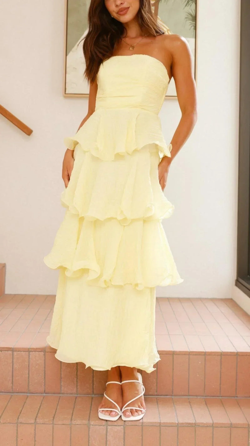 Kira Women's Maxi Dress | Strapless