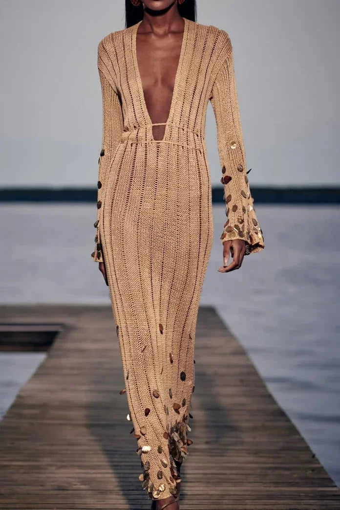 Juliette Women's Maxi Dress - back view